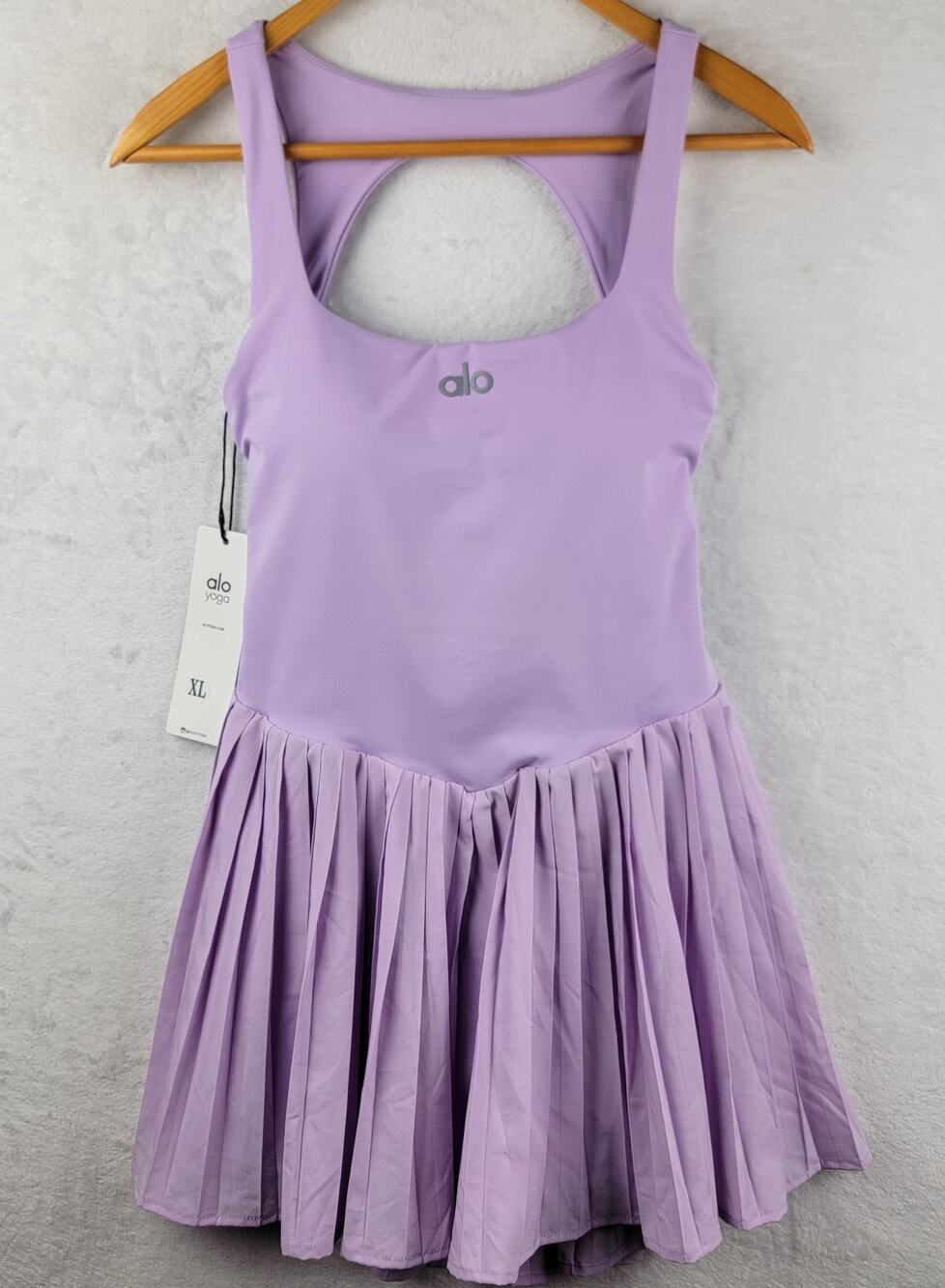 Activewear Tennis Dress Purple Athleisure Pickleball Sports Athletic Gym Sz XL